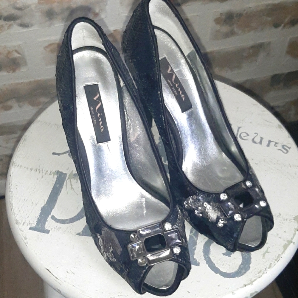 Nina Sequent Heels